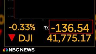 Stock market opens low following Wall Street's worst day in years