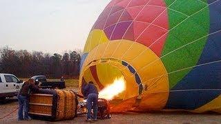 Tucson Hot Air Balloon - Preparation, Take Off and Flight