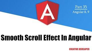 Smooth scroll in angular || Angular Smooth Scroll Effect || Angular || Angular Tutorial || Scroll