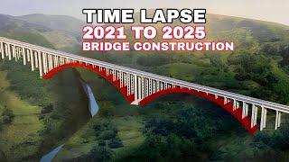 LONGEST EXPRESSWAY 2025 BRIDGE || CHONGQING-HUNAN HIGHWAY CONSTRUCTION #bridge #timelapse