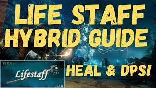 THIS TRICK WILL MAKE YOUR LIFE STAFF BUILD OVERPOWERED! NEW WORLD HYBRID BUILD GUIDE BEST PVP WEAPON