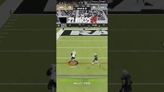 21 YARD DRAG ROUTE FIRST DOWN‼️ #football #nfl #gaming #subscribe #madden24 #football #viral