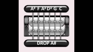 Perfect Guitar Tuner (Drop A# / Bb = A# F A# D# G C)