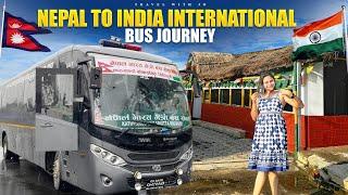 Nepal to India Bus journeyKathmandu to Delhi International bus service || Travel with Jo