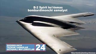 B-2 Spirit dunyodagi ilk "yashirin" strategik bombardimonchi samolyot