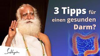 3 Tipps fur einen gesunden Darm | Sadhguru