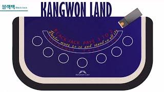 [ Tourism KOREA ] 강원랜드 카지노 블랙잭 게임 가이드 (4K) Kangwon Land Casino Blackjack Game Guide