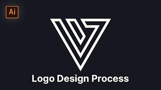 How to Make Modern Logo in Illustrator | #logodesignprocess  | SoftAsia Tech