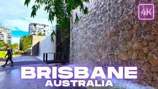 Brisbane City Walking Tour | Roma Street Parklands | 4K Australia | June 2024 | UHD 60fps