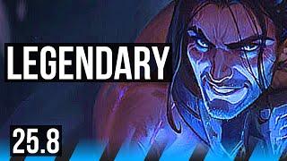 SYLAS vs AHRI (MID) | 7 solo kills, Legendary | NA Challenger | 25.8