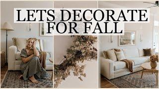 DECORATING MY HOME FOR FALL (LIVING ROOM MAKEOVER)