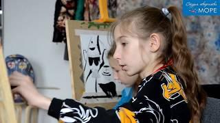Старшая группа, занятие по живописи. Студия Творчества "Море" (Екатеринбург) #живопись