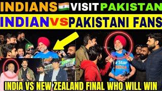 INDIANS VISIT TO PAKISTAN | IND VS NEW ZEALAND FINAL CHAMPION TROPHY  2025 | WHO WILL WIN