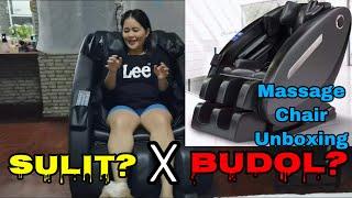 UNBOXING: CHEAPEST MASSAGE CHAIR FROM LAZADA, SULIT O BUDOL?