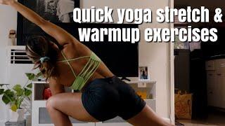 Warmup Exercises//Quick Yoga Flow