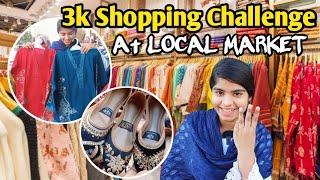 WOWWWShopping Challenge Under 3k | Karachi's Famous Street Market | Shopping in Budget 