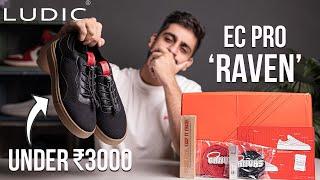 INDIAN BRAND'S BEST CANVAS SNEAKER UNDER ₹3000 | LUDIC EC PRO "RAVEN" | INDIA