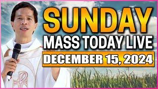 SUNDAY FILIPINO ONLINE LIVE MASS TODAY || DECEMBER 15, 2024 || FR. FIDEL ROURA