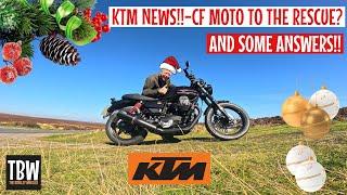 KTM News and Answers to my Questions!!