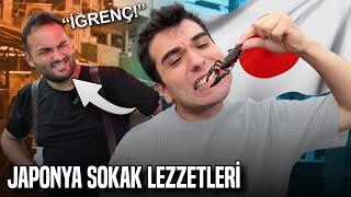 JAPONYA SOKAK LEZZETLERİNİ YEDİM !!  @muratabigf