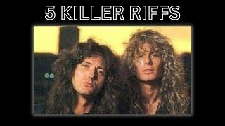 Whitesnake 1987 | 5 Killer Riffs (No Talking)