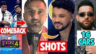 RAFTAAR & HUSTLE 4 SHOTS ON HONEY SINGH ‼️ | KARAN AUJLA HAS 16 CARS  | BADSHAH 1 BILLION 