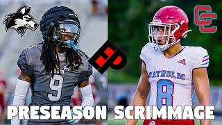 Charlotte Catholic (NC) Vs Hough (NC): Intense High School Pre-Season Scrimmage | Watch In 4K!