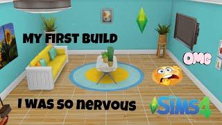 MY FIRST TIME BUILDING A HOUSE IN THE SIMS 4 #thesims4build #ts4build