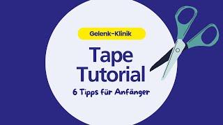 Kinesio-Tape: 6 Tipps für Anfänger