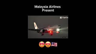 Malaysia Airlines Past and Present️ #shorts #aviation #malaysiaairlines #avgeek #memoryreboot