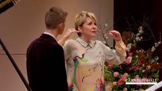 Joyce DiDonato Master Class January 2016: Handel’s “Cara sposa” from Rinaldo