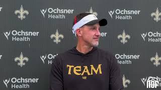 Dennis Allen talks facing Cowboys offense and gives an injury update