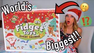 UNBOXING THE WORLD'S BIGGEST MYSTERY *FIDGET* ADVENT CALENDAR!!⁉️ (24 MYSTERY BOXES...)