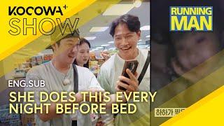 Haha's Daughter's Adorable Night Ritual! Too Cute!  | Running Man EP720 | KOCOWA+