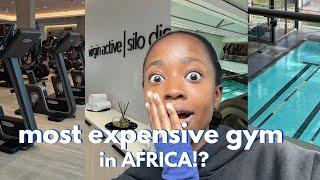 Come with me to the MOST EXPENSIVE GYM in Africa!!! | Cape Town Vlog