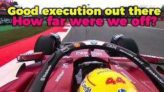 ''Just the Beginning'' Lewis Hamilton on Team Radio after get's P5 in Quali SpanishGP 2025