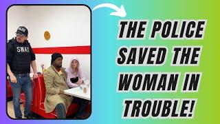 SOMEONE sent an angel to save her!