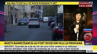 Baietii Adrianei Bahmuteanu au fost scosi din vila lui Silviu Prigoana