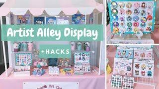 Artist Alley Table Setup & Display Hacks