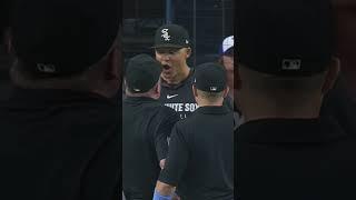 White Sox manager Will Venable was ejected from the game in the first inning  #ejection #WhiteSox