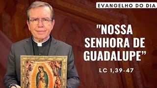 EVANGELHO DO DIA 12/12 (5ª feira): NOSSA SENHORA DE GUADALUPE Lc 1,39-47