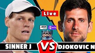 LIVE : SINNER VS DJOKOVIC #australianopen #atp #wimbledon #sinner #alcaraz #djokovic