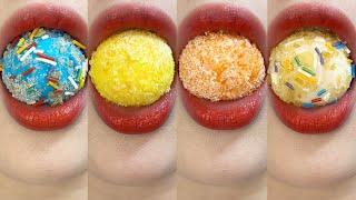 asmr EARTH BALL GUMMY POP ROCKS SPRINKLE 볼 젤리 모음 eating sounds