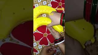 kids banana lunch box  unboxing Flipkart online shopping ️ #shorts