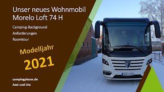 Unser neues Wohnmobil | Roomtour | MORELO Loft 74 H. Modell 2021