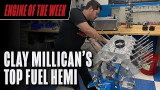 Clay Millican's 12,000-HP Top Fuel Hemi Engine