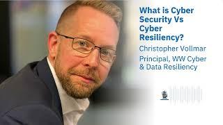 What is Cyber Security Vs Cyber Resiliency ?