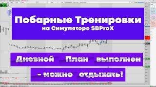 Тренировка на Симуляторе SBProX. Фьючерс на нефть Brent от 17.01.2017 г.