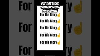 NEW DECALS #decalstickers #accessories #godisgood #sticker