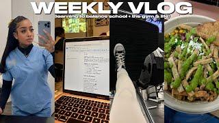 WEEKLY VLOG! First Week of Medical School + Studying + Working Out + Balancing Life & School